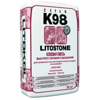 Клей для плитки керамогранита LITOKOL LITOSTONE K 98 (ЛИТОКОЛ ЛИТОСТОУН К 98) 25 кг